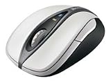 Microsoft Bluetooth Notebook Mouse 5000 - Mouse - laser - 4 button(s) - wireless - Bluetooth - grey, white - retail