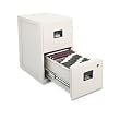 Sentry 6000 Gray Safe 1 Hour Fireproof Two Drawer Office File, 2.38 Cubic Feet, Dove Gray