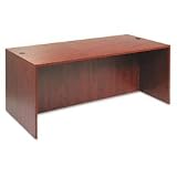 Alera Valencia Series Desk Shell, 72w x 36d x 29-1/2h, Medium Cherry
