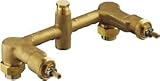 KOHLER K-302-K-NA Ceramic Wall-Mount Two-Handle Valve System
