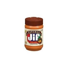 Jif Natural Low Sodium Creamy Peanut Butter 18 oz