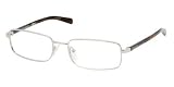 Best Buy Prada Men's 50n Silver Frame Metal Eyeglasses, 54mm On Sale