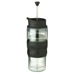 Childrens Toyshop  Kitchen & Housewares : Bodum 16-Ounce Insulated Travel Coffee Press with Rubber Grip, Clear