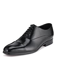 Collezione Wide Fit Leather Panelled Shoes