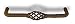 Rustic Hand-made Bird Cage Rust Wire Pull 128 c-c L-PN0549-RU-C