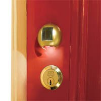 Smart Solar 3720WML1 Solar Key Hole Light (with interchangeable covers; brass, chrome & white finishes)