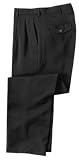 TravelSmith – Men’s World-Class Microfiber Pleated Pants w ComfortSizer