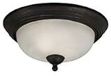  : Kenroy Home 91382BRZ Hamilton Flush Mount, Bronze