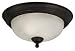 Search : Kenroy Home 91382BRZ Hamilton Flush Mount, Bronze