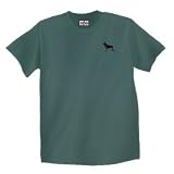 Unisex German Shepherd Black Green Tee Shirt