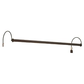 Traditional Oil Rubbed Bronze 48 Wide Plug-in Picture Light by CSL