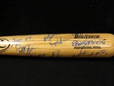 Angels, Los Angeles Autographed/Hand Signed Big Stick Bat By The 2005 Los Angeles Angels Team