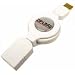 Cables Unlimited Retractable White USB 2.0 Extension Cable - White