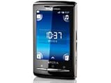 Sony Ericsson Xperia X10 mini Smartphone mit Passion Cover (ohne Branding, 6,6 cm (2,6 Zoll) Display, Touchscreen, 5 Megapixel Kamera) schwarz/schwarz