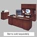 DMI Office Furniture / Pedestal, Right Single Return, 48x24x30, Cherry / DMI7210579