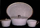 Calvin Klein Gilded Band Platter 16 in/CK11566