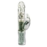 Jack Rabbit - California Exotics Waterproof Vibrator and Lube Sample Kit, Clear (Free Batteries Included!)
