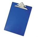 Saunders Recycled Plastic Clipboard, 1 Inch Capacity, Holds 8.5 x 12 Inches, Blue (21602)