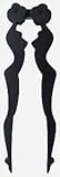 Pylones of Paris Lady Nutcracker - Black
