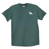 Unisex German Shepherd White Green Tee Shirt