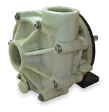 Dayton 2YEU7 Pedestal Pump, HP Req 1/2, Polypropylene