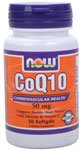 NOW COQ10 (Co-Enzyme Q10) 50 mg Softgels