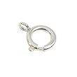 Sterling Silver Spring Ring Clasp Finding 9mm Part