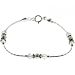 925 Silver Baby Bracelet w/ Freshwater Pearl Crystal