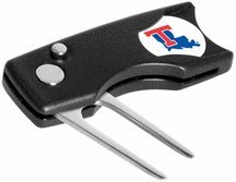 Louisiana Tech Bulldogs Spring Action Divot Tool With Golf Ball Marker Of 2)