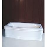 Herbeau 070109 Berain Bleu Charleston Old Time 5.8 Foot Free Standing Soaking Tub with Right Hand Drain 0701