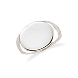 Sterling Silver Oval Engravable Ring