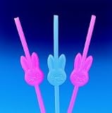 24 Easter Bunny Straws