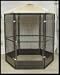 Powder Coated Eight Foot Diameter Indoor Aviary one half inch by one half inch spacing 16g