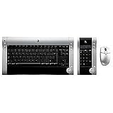 Logitech diNovo Cordless Desktop for Notebooks - Keyboard, keypad - wireless - RF - mouse - USB wireless receiver - English