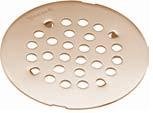 Moen 101663ST 4-1/4 Snap-in Shower Drain Cover, Satine
