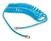 Speedaire 1VEK1 Coiled Air Hose, 1/4 In ID x 20 Ft, Poly