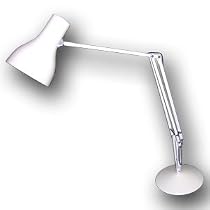 White Anglepoise 75 Desk Lamp - including energy saving bulb