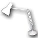 White Anglepoise 75 Desk Lamp - including energy saving bulb