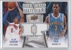 2009-10 Upper Deck Game Materials Dual #DGIP - Allen Iverson/Chris Paul