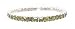 L. Erickson USA Squared Stone Swarovski Stretch Bracelet - Khaki Swarovski