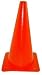 Sporting Goods : Set of 6 9" Poly Cone - Red