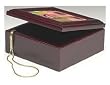 Custom Wooden Mahogany Colored Box w/4.25" Tile Inset Created From Your Favorite Photo