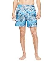 XXXL Blue Harbour Map Print Quick Dry Swim Shorts