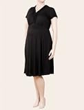 21oRjW4b4EL. SL160  Motherhood Maternity: Plus Size Short Sleeve Babydoll Maternity Dress