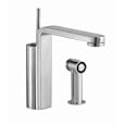 Jado - Glance Kitchen Faucet W/ Side Spray - Polish Chrome Finish