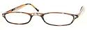 Compared to Givenchy Style Small Stunning Half Frame in Tortoise, 3.00 Strength, by American Reading Glasses