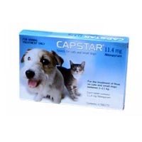 Capstar 6x11.4mg Flea Tablets for Cats & Small Dogs