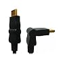 Panasonic  HDMI Kabel mit 180 Grad schwenkbaren Steckern, 1,5m, schwarz