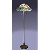 Water Lily Tiffany-Style Floor Lamp