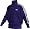 collegiate purple/white